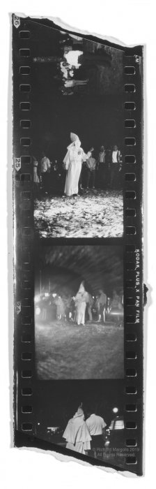 Black and white photograph, multiple frames