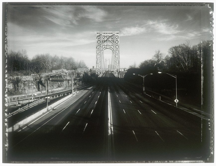 George Washington Bridge, New York Landmarks, Silver Gelatin Photograph, Richard Margolis