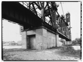Railroad Bridge, Lorain Ohio, Silver Gelatin Photograph, Richard Margolis
