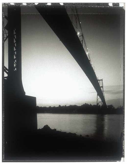 1000 Islands, 1000 Islands Bridge, Silver Gelatin Photograph, Richard Margolis