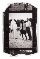 Black and white photograph, multiple frames