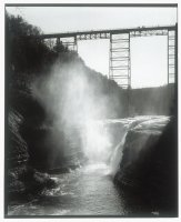 Portage Viaduct, Letchworth, New York Bridges, Richard Margolis Silver Gelatin Photograph