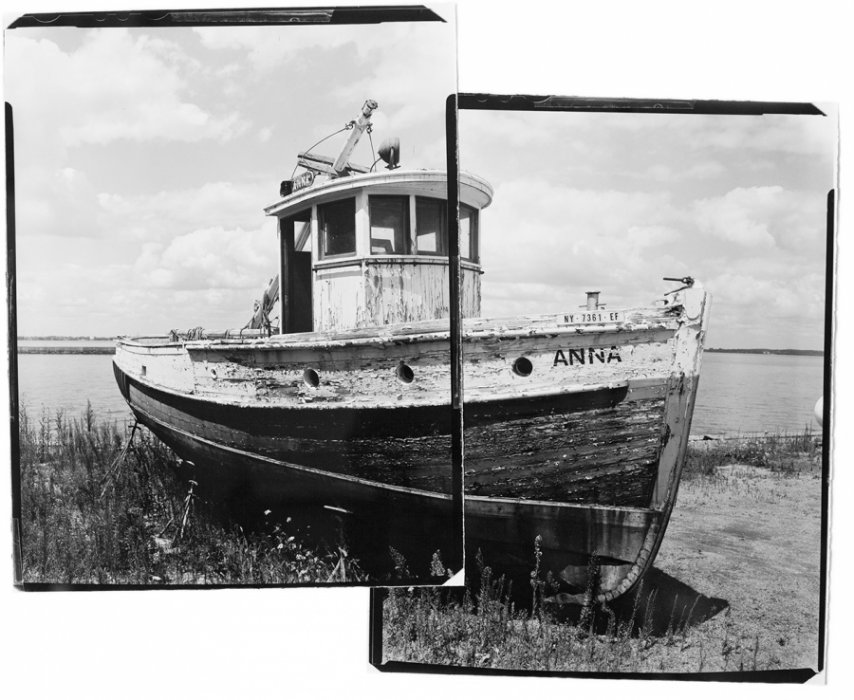 Anna, Pilot Boar, Cape Vincent, NY, B&W print, Fine Art Photography, Richard Margolis, Silver Gelatin Print, Dream Boat